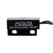 Sensor Magnético Mini 1NA Preto SM1001 Metaltex