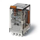 Relé Industrial 7A 4 Reversíveis 24VDC 553490240040 Finder