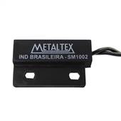 Sensor Magnético Mini 1NF Preto Metaltex