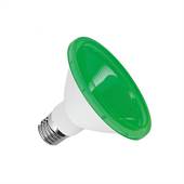 Lâmpada LED PAR38 15W Bivolt 38º E27 Verde